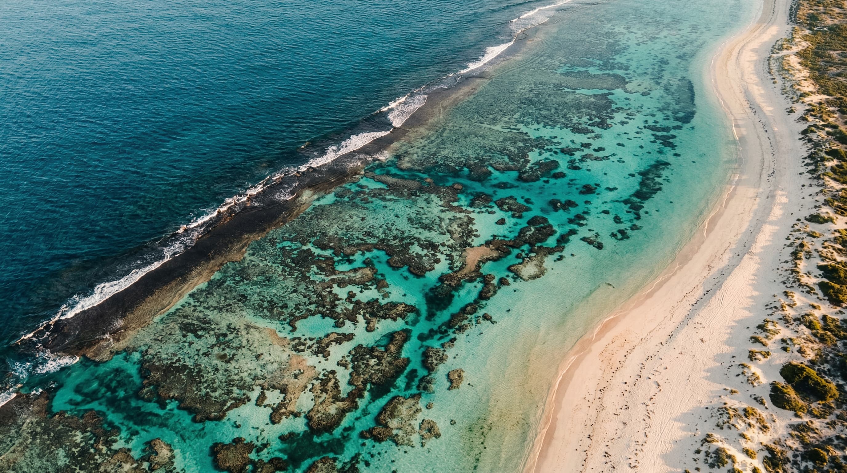 Aerial view of Ningaloo Reef